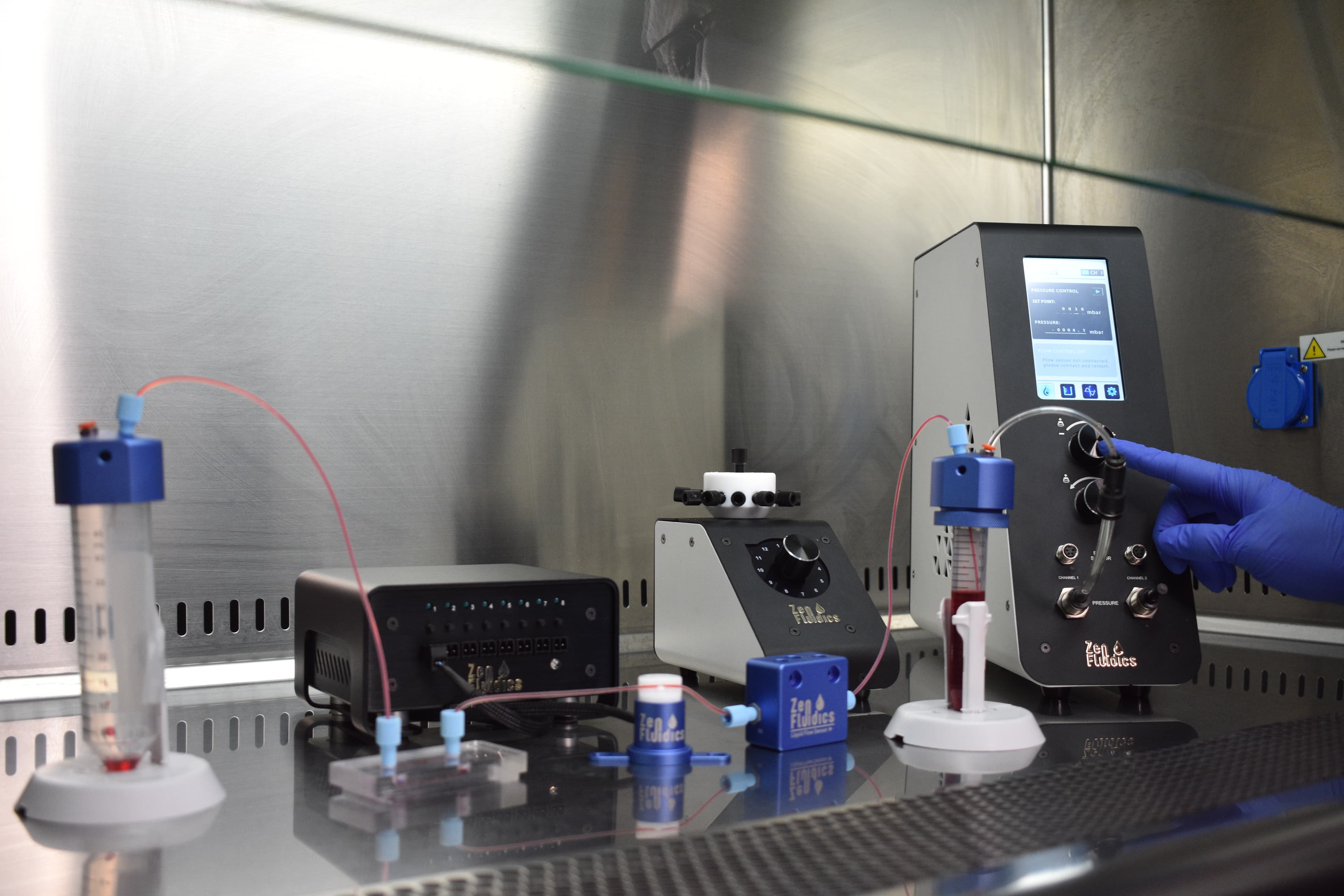 On-chip ELISA fixture